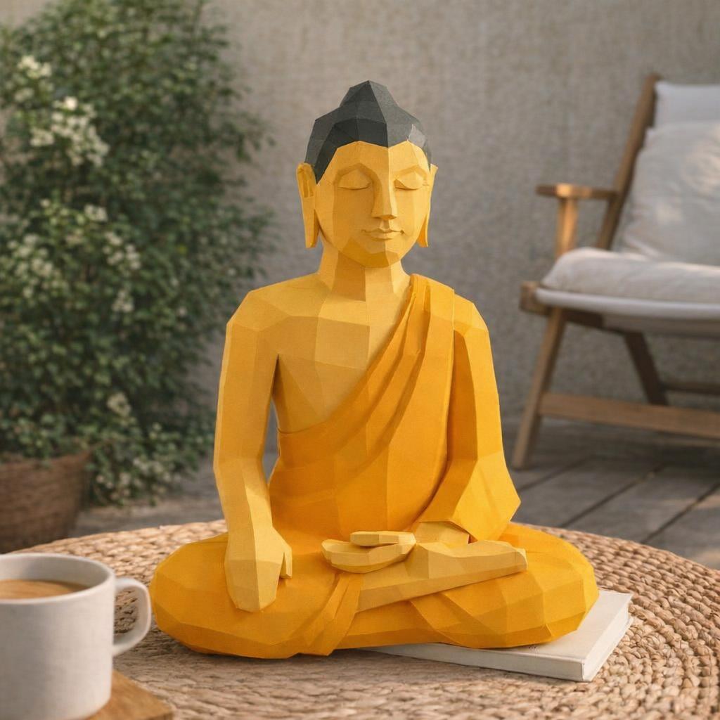Bouddha en Papercraft 3D