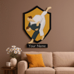 Cadre de judo mural en papercraft 3D
