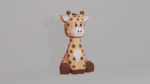 Giraffe en papercraft 3D