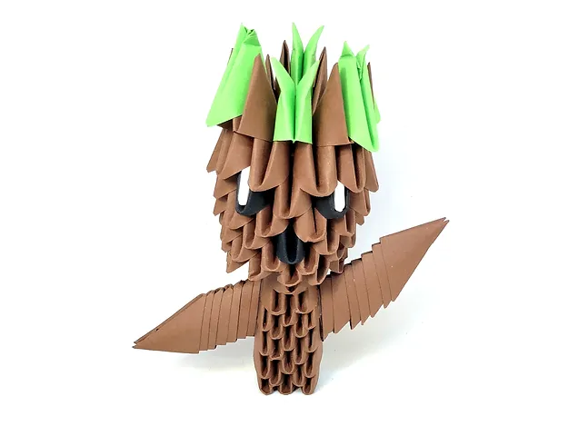 Kit d'origami 3D de Baby Groot