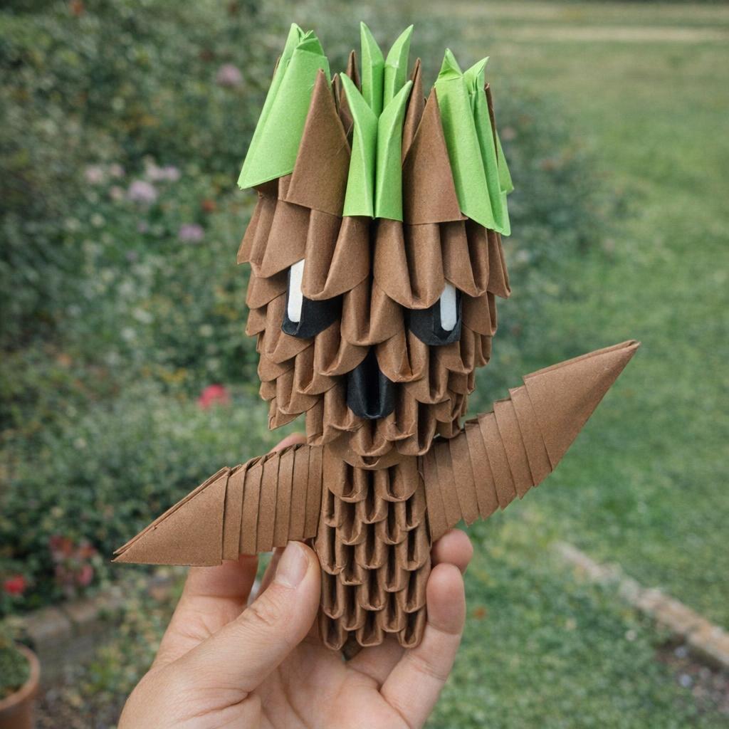 Kit d'origami 3D de Baby Groot
