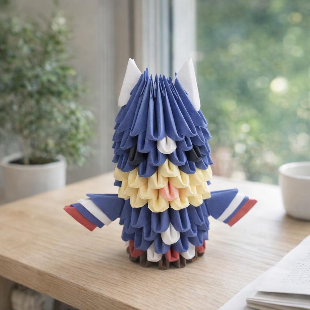 Kit d'origami 3D de Captain America