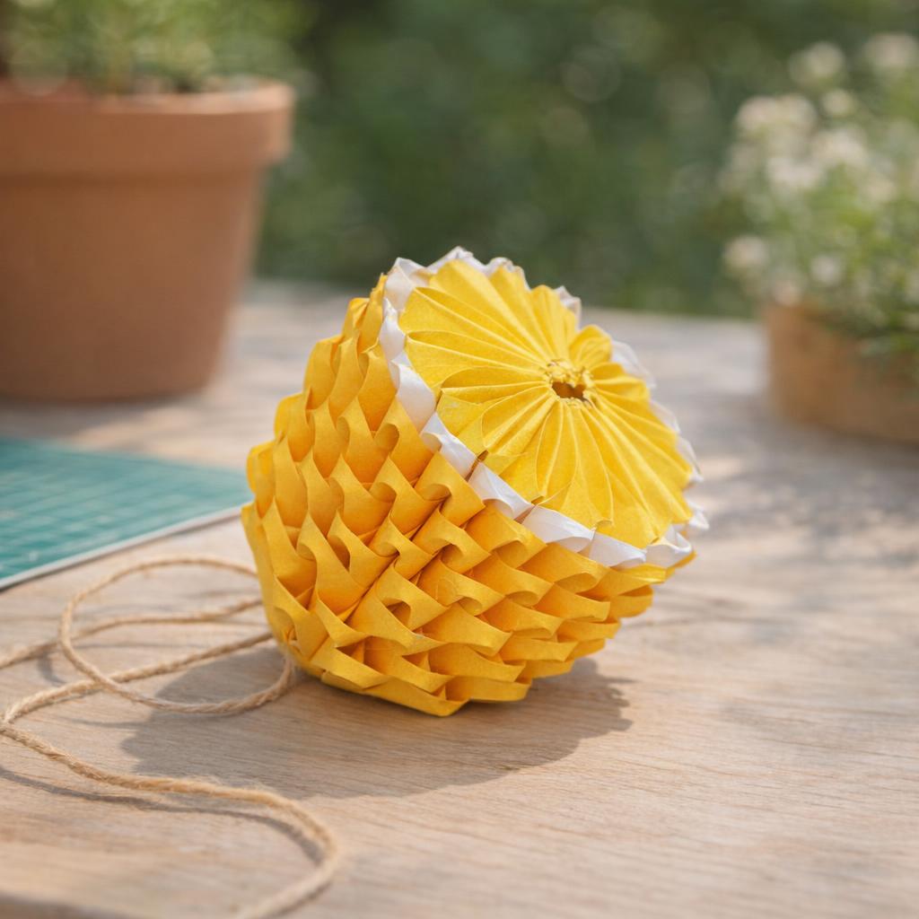 Kit d'origami 3D de citron