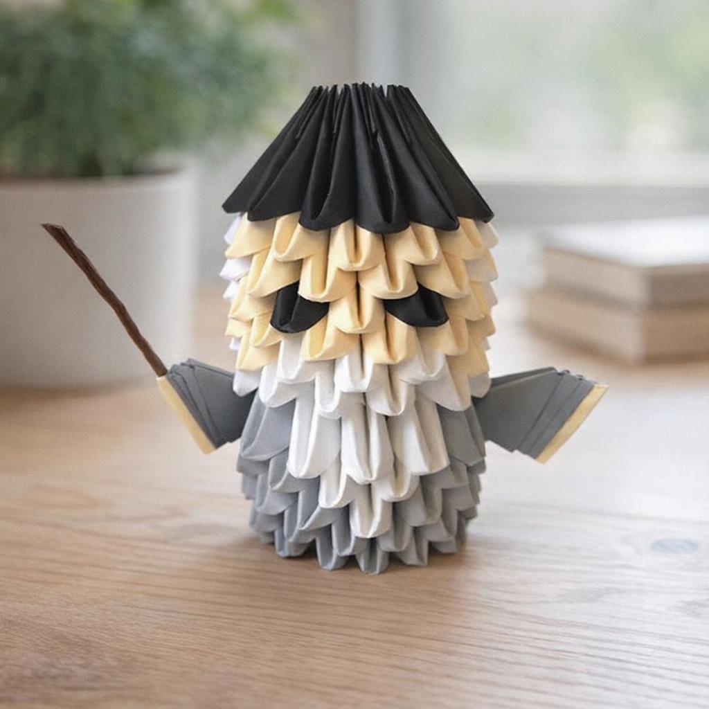 Kit d'origami 3D de Dumbledore