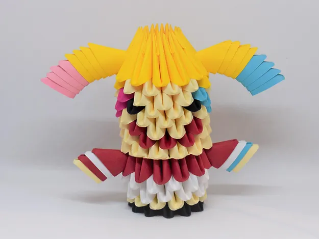 Kit d'origami 3D de Harley Quinn