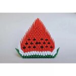 Kit d'origami 3D de pastèque