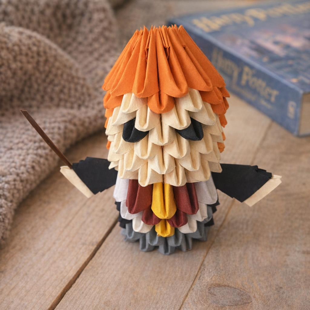Kit d'origami 3D de Ron Weasley