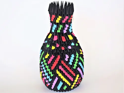 Kit d'origami 3D de vase Univers