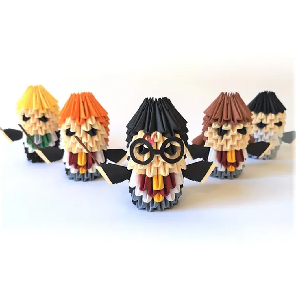 Kit d'origami 3D d'Harry Potter