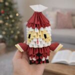 Kit d'origami 3D du Père Noël