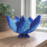 Kit d'origami 3D d'un Vase Hivernal
