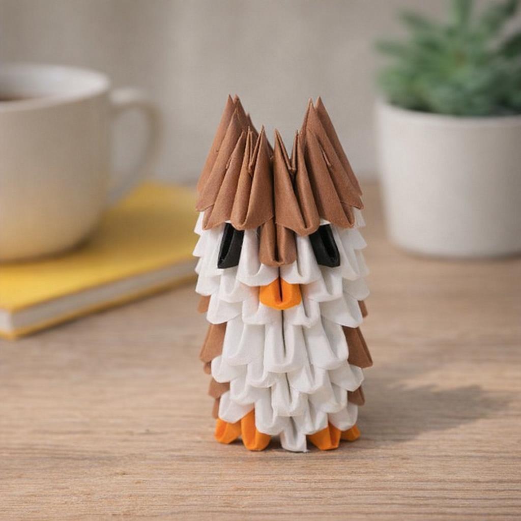 Kit d'origami 3D hibou