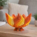 Kit d'origami 3D Vase Automnal
