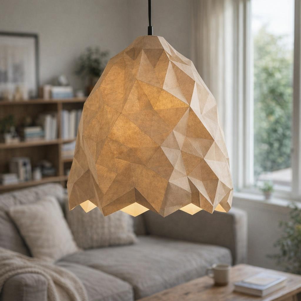 Lampe gel en papercraft 3D