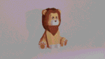 Lion en papercraft 3D