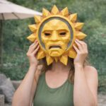 Masque Totem Soleil