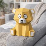 Modèle enfant ours en peluche