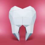 Molaire en papercraft 3D