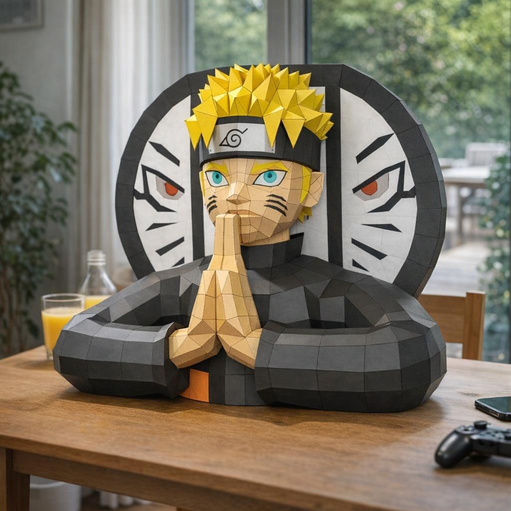 Naruto – Ninja légendaire en papercraft 3D