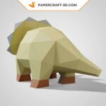 Papercraft bébé Triceratops en 3D