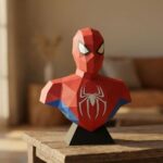 Papercraft buste de Spiderman en 3D