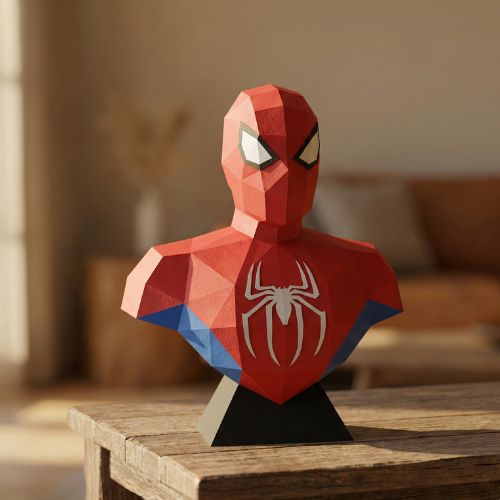Papercraft buste de Spiderman en 3D
