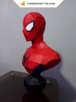 Papercraft buste de Spiderman en 3D
