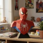 Papercraft buste de Spiderman en 3D
