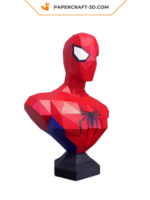 Papercraft buste de Spiderman en 3D