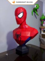 Papercraft buste de Spiderman en 3D