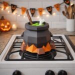 Papercraft chaudron de sorcière en 3D