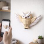 Papercraft chouette en relief 3D