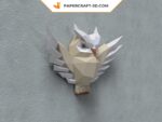 Papercraft chouette en relief 3D