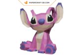 Papercraft d'Angel Stitch en 3D