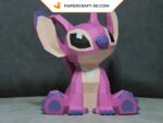 Papercraft d'Angel Stitch en 3D