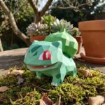 Papercraft de Bulbizarre Pokemon en 3D