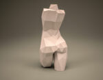 Papercraft de buste féminin en 3D