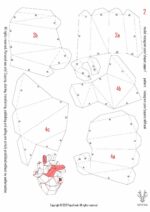 Papercraft de cœur anatomique en 3D