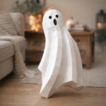 Papercraft de fantômes pour Halloween en 3D