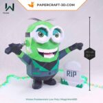 Papercraft de Minion Frankenstein en 3D