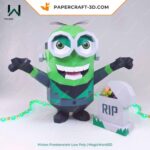 Papercraft de Minion Frankenstein en 3D