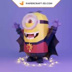 Papercraft de Minion vampire en 3D