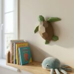 Papercraft de petites tortues marines murales en 3D