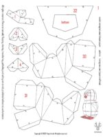 Papercraft de pingouin jouet en 3D