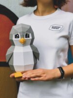 Papercraft de pingouin jouet en 3D