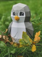 Papercraft de pingouin jouet en 3D