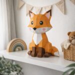 Papercraft de renard en 3D