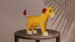 Papercraft de simba en 3D
