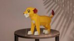 Papercraft de simba en 3D