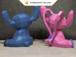 Papercraft de Stitch en 3D